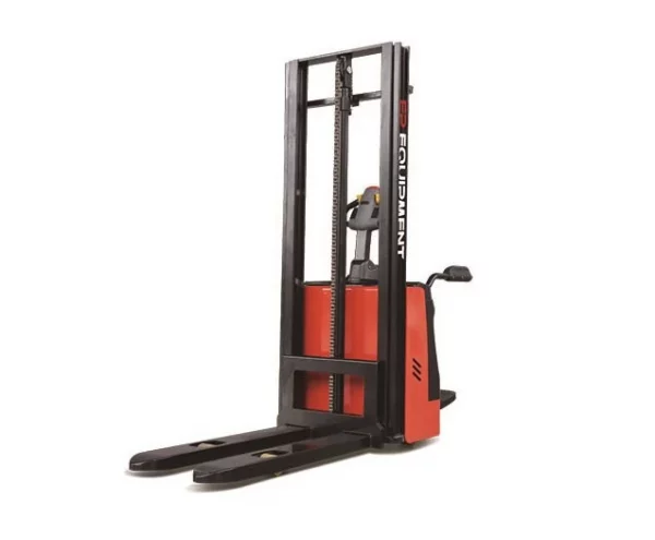 Фото 21 - Штабелер электрический самоходный EP Equipment RSB 141 ECONOMY (AGM, 2W390, с платформой и поручнями).